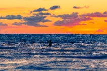 Kite surfer during sunset - western beach in Grossenbrode - Germany 35 Kite surfer during sunset - western beach in Grossenbrode - Germany