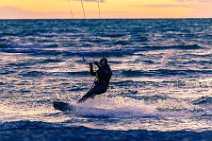 Kite surfer during sunset - western beach in Grossenbrode - Germany 37 Kite surfer during sunset - western beach in Grossenbrode - Germany