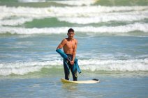 SURFER AT SURFERS CORNER - MUIZENBERG - SOUTH AFRICA 02 SURFER AT SURFERS CORNER - MUIZENBERG - SOUTH AFRICA 02