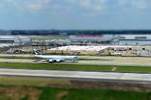 TILT SHIFT - CATHAY PACIFIC CARGO B747-8 IN KATL