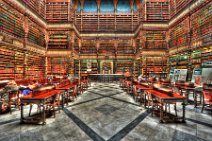 20120216_145802_HDR_RIO_DJ_Real_Portuguese_Library_2 HDR photo: inside REAL PORTUGUESE LIBRARY, Rio de Janeiro (Real Gabinete Portugues Leitura)