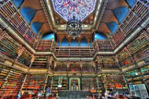 20120216_150126_HDR_RIO_DJ_Real_Portuguese_Library HDR photo: inside REAL PORTUGUESE LIBRARY, Rio de Janeiro (Real Gabinete Portugues Leitura)