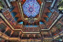 20120216_150335_HDR_RIO_DJ_Real_Portuguese_Library HDR photo: inside REAL PORTUGUESE LIBRARY, Rio de Janeiro (Real Gabinete Portugues Leitura)