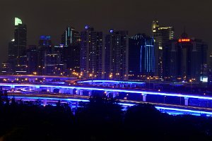 DOCU - SHANGHAI - NINE DRAGON PILLAR INTERSECTION - YAN AN ELEVATED ROAD