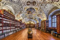 HDR - Library of Strahov Monastery - Theological Hall - Czech Republic 05 HDR - Library of Strahov Monastery - Theological Hall - Czech Republic 05