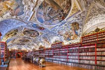 HDR - Library of Strahov Monastery - Theological Hall - Czech Republic 11 HDR - Library of Strahov Monastery - Theological Hall - Czech Republic 11