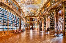 HDR PANO - Strahov Library Prague - Philosophical Hall - Czech Republic 1 HDR PANO - Strahov Library Prague - Philosophical Hall - Czech Republic 1