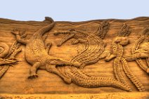 HDR - DINO SAND SCULPTURES - SONDERVIG - RINGKOBING - DENMARK 13 HDR - DINO SAND SCULPTURES - SONDERVIG - RINGKOBING - DENMARK 13