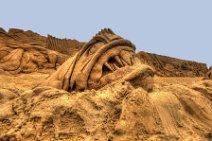 HDR - DINO SAND SCULPTURES - SONDERVIG - RINGKOBING - DENMARK 16 HDR - DINO SAND SCULPTURES - SONDERVIG - RINGKOBING - DENMARK 16
