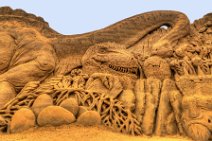HDR - DINO SAND SCULPTURES - SONDERVIG - RINGKOBING - DENMARK 21 HDR - DINO SAND SCULPTURES - SONDERVIG - RINGKOBING - DENMARK 21