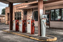 HDR - OLD GAS STATION AT TEMPELHOF AIRPORT - BERLIN - GERMANY 02 HDR - OLD GAS STATION AT TEMPELHOF AIRPORT - BERLIN - GERMANY 02