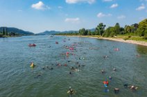 AERIAL ART - Rheinschwimmen Bad Honnef - Linz 61