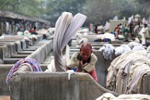 20120310_072614_South_Kolkata_Dhobi_Ghat Calcutta, India: South Kolkata Dhobi Ghat (washing place)