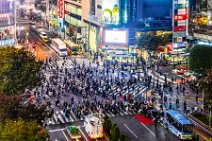 HDR - crowded Shibuya Crossing by night - Tokyo - Japan HDR - crowded Shibuya Crossing by night - Tokyo - Japan.jpg