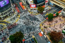 HDR - crowded Shibuya Crossing seen from above - Toyko - Japan 01 HDR - crowded Shibuya Crossing seen from above - Toyko - Japan 01.jpg