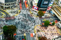 HDR - crowded Shibuya Crossing seen from above - Toyko - Japan 02 HDR - crowded Shibuya Crossing seen from above - Toyko - Japan 02.jpg