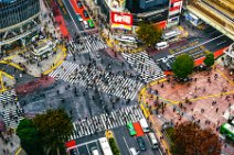 HDR - crowded Shibuya Crossing seen from above - Toyko - Japan 04 HDR - crowded Shibuya Crossing seen from above - Toyko - Japan 04.jpg