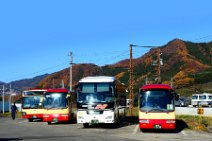 BUS PARKING IN YUDANAKA - JAPAN 1 BUS PARKING IN YUDANAKA - JAPAN 1