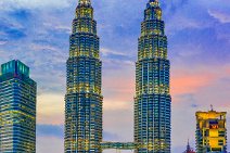 HDR - Kuala Lumpur skyline with Petronas Towers during sunset - Malaysia 08 HDR - Kuala Lumpur skyline with Petronas Towers during sunset - Malaysia 08.jpg