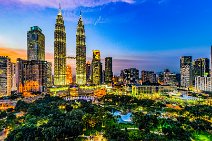 HDR - Petronas Towers and Suria KLCC after sunset - Kuala Lumpur - Malaysia 06 HDR - Petronas Towers and Suria KLCC after sunset - Kuala Lumpur - Malaysia 06.jpg