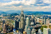 HDR - view across Kuala Lumpur downtown with Petronas towers - fseen from Kl Tower - Malaysia 04 HDR - view across Kuala Lumpur downtown with Petronas towers - fseen from Kl Tower - Malaysia 04.jpg