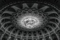 MONOCHROME - ceiling light - inside Palace of the People - Palace of the Parliament - Bucharest - Romania MONOCHROME - ceiling light - inside Palace of the People - Palace of the Parliament - Bucharest - Romania.jpg