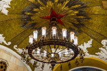 HDR - Chandelier in Komsomolskaya Metro Station - Moscow - Russia 03 HDR - Chandelier in Komsomolskaya Metro Station - Moscow - Russia 03