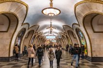 HDR - Novoslobodskaya Metro Station - Moscow - Russia 02 HDR - Novoslobodskaya Metro Station - Moscow - Russia 02