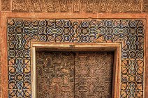 HDR - richly ornamented door in ALHAMBRA - Granada - Spain HDR - richly ornamented door in ALHAMBRA - Granada - Spain
