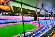 HDR - CAMP NOU STADIUM - VIEW FROM THE REPORTER CABINS - BARCELONA - SPAIN 01 HDR - CAMP NOU STADIUM - VIEW FROM THE REPORTER CABINS - BARCELONA - SPAIN 01
