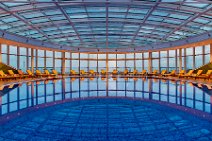 HDR - swimming pool and an hotel in Ashgabat - Turkmenistan 1 HDR - swimming pool and an hotel in Ashgabat - Turkmenistan 1