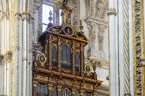Pipe organ in Mezquita Cathedral of Cordoba - Spain 02 Pipe organ in Mezquita Cathedral of Cordoba - Spain 02