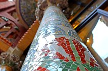 COLUMN OF THE PALAU DE LA MUSICA CATALANA - BARCELONA - SPAIN COLUMN OF THE PALAU DE LA MUSICA CATALANA - BARCELONA - SPAIN