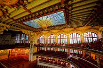 MAIN HALL OF THE PALAU DE LA MUSICA CATALANA - BARCELONA - SPAIN 07 MAIN HALL OF THE PALAU DE LA MUSICA CATALANA - BARCELONA - SPAIN 07