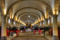 HDR - coaches at Caballerizas Reales - Royal Stables - Cordoba - Spain HDR - coaches at Caballerizas Reales - Royal Stables - Cordoba - Spain