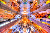 HDR - COLORFUL ATMOSPHERE INSIDE THE SAGRADA FAMILIA - BARCELONA - SPAIN 57 HDR - COLORFUL ATMOSPHERE INSIDE THE SAGRADA FAMILIA - BARCELONA - SPAIN 57