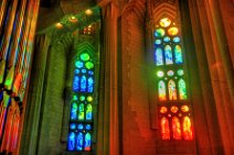 HDR - ORGAN PIPES IN COLORFUL LIGHT - SAGRADA FAMILA - BARCELONA - SPAIN 04 HDR - ORGAN PIPES IN COLORFUL LIGHT - SAGRADA FAMILA - BARCELONA - SPAIN 04