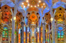 HDR PANO - INSIDE SAGRADA FAMILIA - BARCELONA - SPAIN 01 HDR PANO - INSIDE SAGRADA FAMILIA - BARCELONA - SPAIN 01