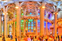 HDR PANO - INSIDE SAGRADA FAMILIA - BARCELONA - SPAIN 02 HDR PANO - INSIDE SAGRADA FAMILIA - BARCELONA - SPAIN 02