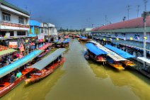 HDR - AMPHAWA FLOATING MARKET - THAILAND 01