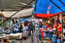 HDR - MAEKLONG - RAILWAY MARKET - THAILAND 01