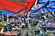 HDR - MAEKLONG - RAILWAY MARKET - THAILAND 08