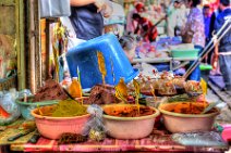 HDR - MAEKLONG MARKET STANDS - THAILAND 05