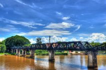 HDR - RIVER KWAE BRIDGE (RIVER KWAI) - KANCHANABURI - THAILAND 02 HDR - RIVER KWAE BRIDGE (RIVER KWAI) - KANCHANABURI - THAILAND 02