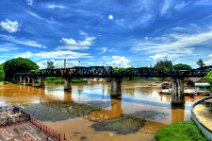 HDR - RIVER KWAE BRIDGE (RIVER KWAI) - KANCHANABURI - THAILAND 03 HDR - RIVER KWAE BRIDGE (RIVER KWAI) - KANCHANABURI - THAILAND 03