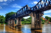 HDR - RIVER KWAE BRIDGE (RIVER KWAI) - KANCHANABURI - THAILAND 05 HDR - RIVER KWAE BRIDGE (RIVER KWAI) - KANCHANABURI - THAILAND 05