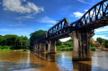 HDR - RIVER KWAE BRIDGE (RIVER KWAI) - KANCHANABURI - THAILAND 06 HDR - RIVER KWAE BRIDGE (RIVER KWAI) - KANCHANABURI - THAILAND 06