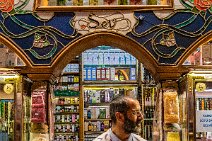 Man in his shop in Malatya Market - Spice Bazaar - Istanbul - Turkey 02 Man in his shop in Malatya Market - Spice Bazaar - Istanbul - Turkey 02