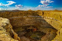 PANO HDR - Crater in the Karakum Desert - Turkmenistan 2 PANO HDR - Crater in the Karakum Desert - Turkmenistan 2