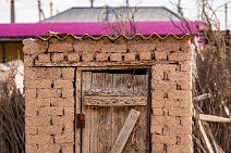 Toilet hut in Yerbent - Turkmenistan 2 Toilet hut in Yerbent - Turkmenistan